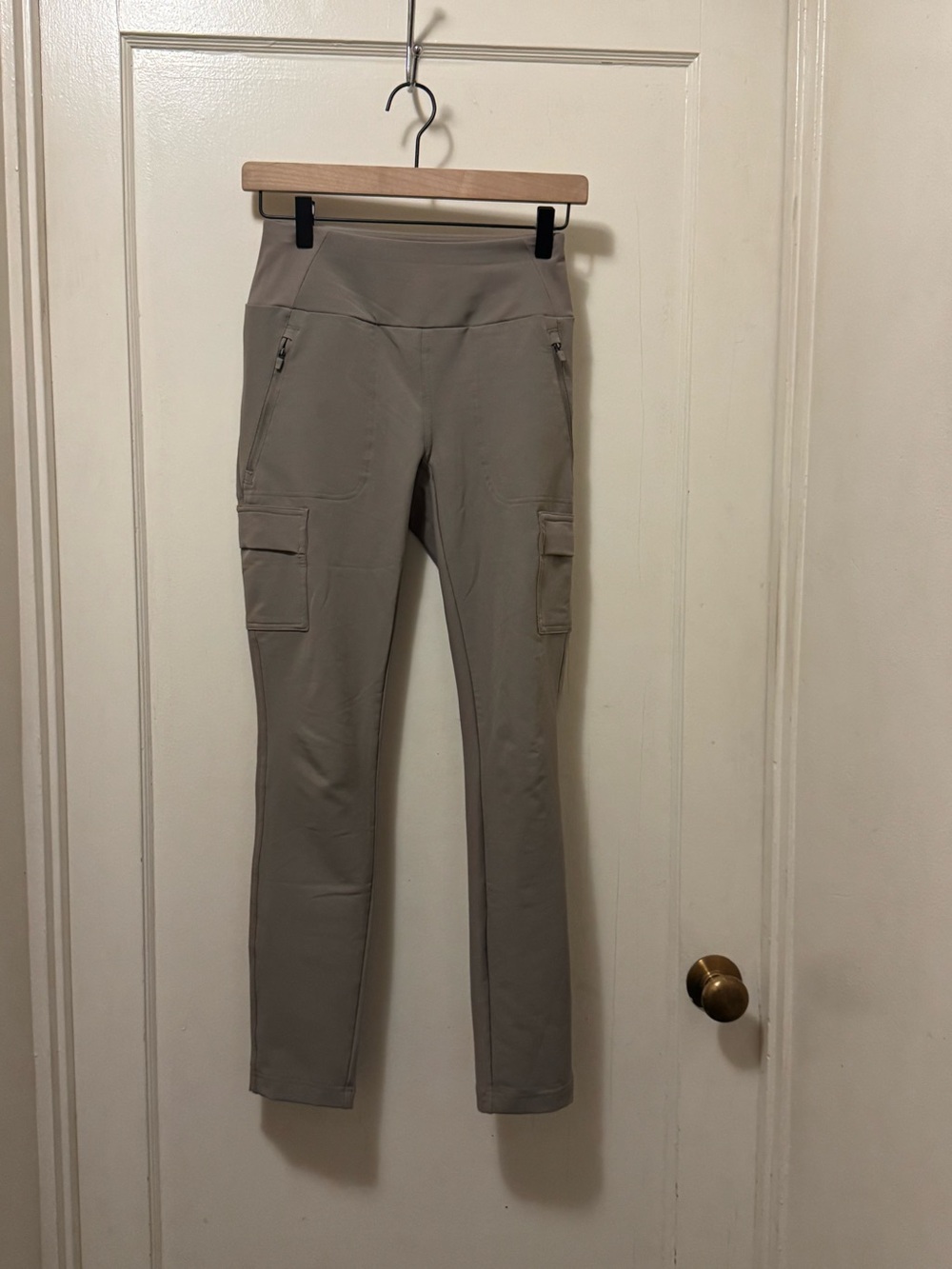 Covington Taupe Cargo Track Pants